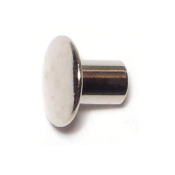 Midwest Fastener Tubular Rivet, Truss Head, 3/16 in Dia., 5/16 in L, Steel Body, 60 PK 61875 - main